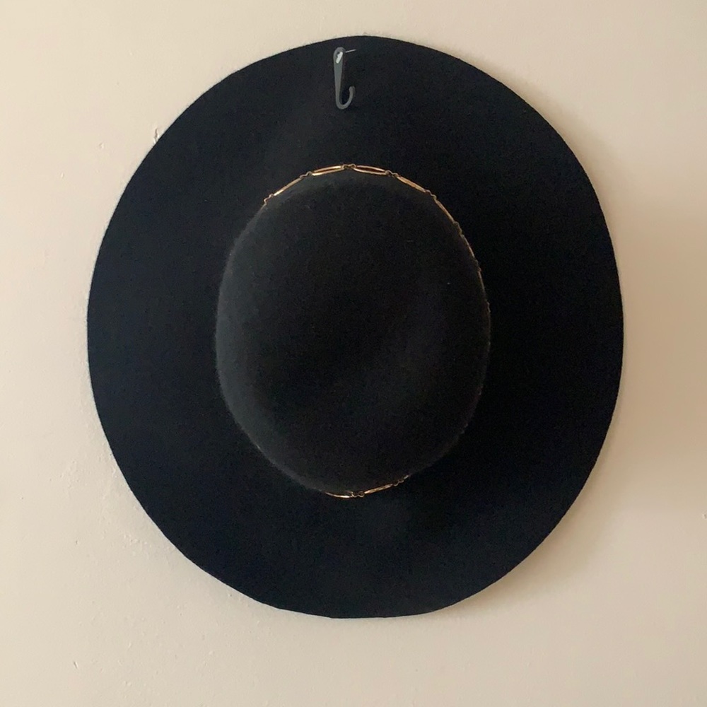 Felt Hat, River Island gold chain band